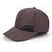 Flammi Men's Winter Peaked Cap with Earflaps Adjustable Baseball Cap (06 Coffee)