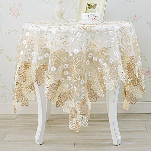 TRE Lace tablecloth/European-style lace tablecloths round/ TV cabinet cover towel/ bedside table cover/ table cloth/ table cloth/ table cloth-A 90x90cm(35x35inch)