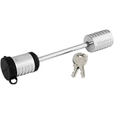 Master Lock 1471DAT Trailer Coupler Latch Lock, 3-4/10" Long Shackle x 9/32" Diameter Pin