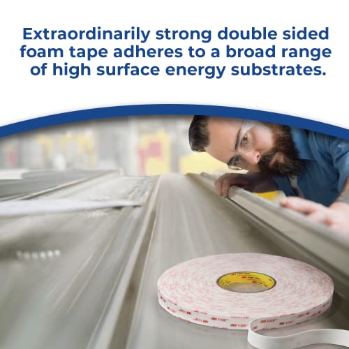 3M 1114112 1113996 VHB 4950 Heavy Duty Mounting Tape 1 in. x 15