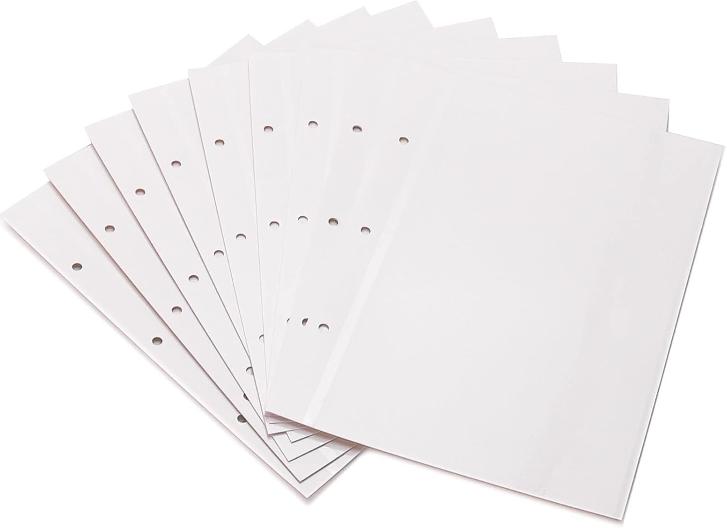 Photo 1 of Vienrose Photo Album Refill Pages for 9x10.6 Inch 3 Ring Self Adhesive Photo Album 10 Sheets/ 20 Pages