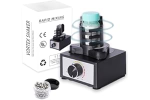 LABHOUSE 2400RPM Vortex Mixer Model Paint Shaker Mix Up to 100ML Adjustable Speed for Hobby Acrylic Paints,Nail Polish,Pigment,Eyelash Glue Adhesives,Testing Tubes