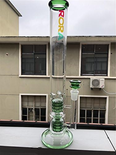 18.8mm Green Bowl With 16" Tall Green Bottle Filter Glass (Green)