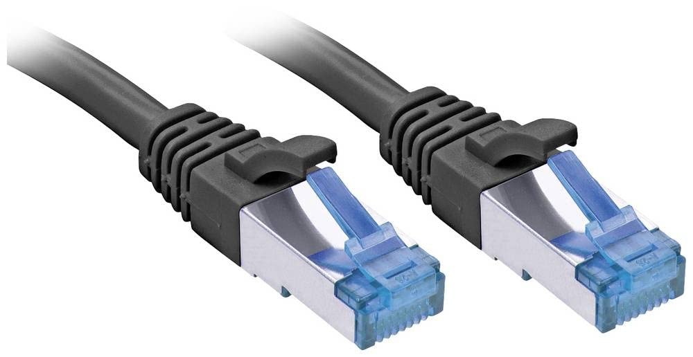 Lindy 47417 7.5 m Cat6 a S/FTP (S-STP) Network Cable – Black (7.5 m Cat6 a RJ-45 Network Cable RJ45 S/FTP (S-STP (EA)