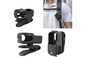 Backpack Clip for DJI Osmo Nano, Easy Clip Clamp Stand Quick Release Mount Adapter Holder, Sports Camera 360° Rotating Shooti