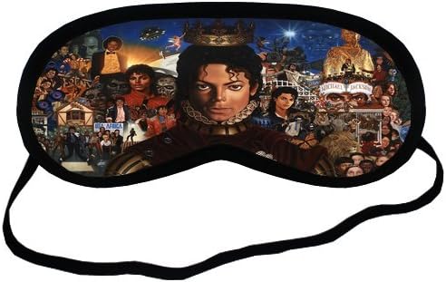 Custom Michael Jackson Sleeping Mask, Comfortable Soft Cotton Shading breathable Sleeping Aids Eye Mask Cover Travel &amp; Work Rest