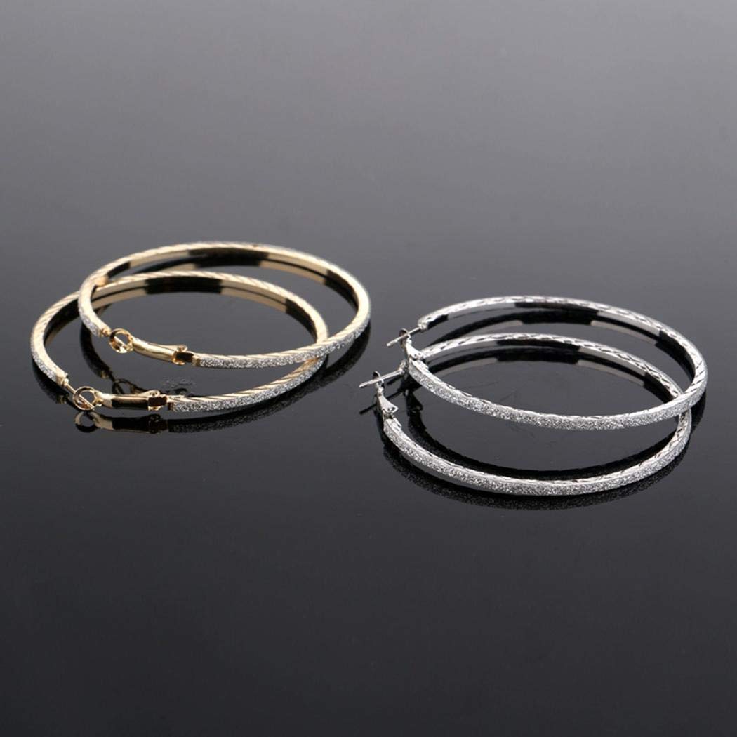 XioNiu New Women Fashion Earrings Jewelry Trendy Loop Shape Charm Wedding Gift Hoop