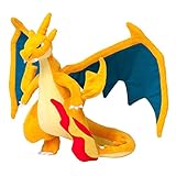 Havenport 9 inch Mega Charizard Figure Animal Toys Plush Doll Collectable Xmas Gift for Kids( Yellow)