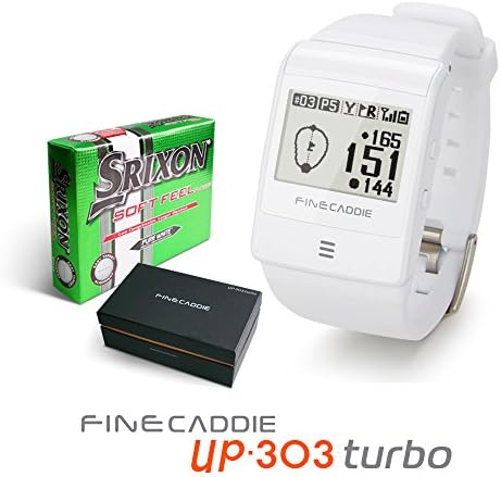 GPS Rangefinder Golf GPS Watch 2015 NEW Golf FineCaddie UP303 Turbo, GIFT for Golf Ball 1 SET(White)