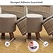 Felt Furniture Pads 140 Pcs - Self Adhesive Floor Protector Chair Pads Variety Pack - Wood Furniture Noise Reduction Bumpers & Protectors for Hardwood & Laminate Flooring