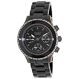 DKNY Ceramic Chronograph Ladies Watch - Black