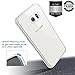 Galaxy S7 Edge Case, LUVVITT [ClearView] Hybrid Scratch Resistant Back Cover with Shock Absorbing Bumper for Samsung Galaxy S7 Edge - Clear