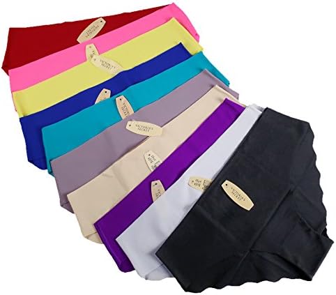 Victoria's Secret Lot (SETS OF 10 OR 5) No Show Seamless Underwear (Large, All Colors (10 Pair))