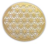 HeartsforLove Flower of Life Gold Plated 4