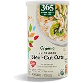 365 by Whole Foods Market, Organic Quick Cook Steel Cut Oats, 24 Ounce