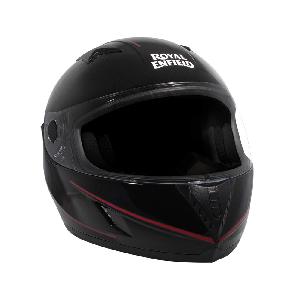 Gloss Black Full Face Helmet With Visor Royal Enfield Best Price