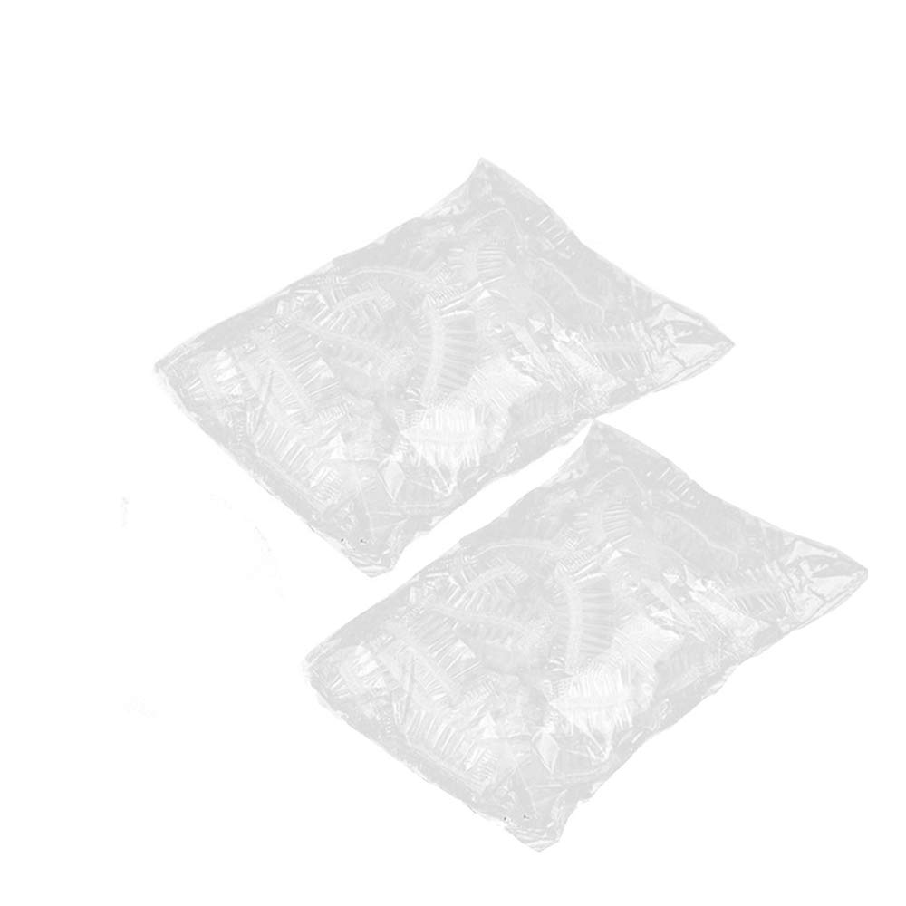 Ear Caps,200 Pcs Clear Disposable Ear Protectors Waterproof Ear Covers for Hair Dye, Shower, Bathing Ear Cover Cap Earmuffs