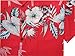 ALVISH Hawaiian Shirt 35 Mens Bamboo Tree Print Beach Aloha Party Holiday Red M