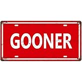 GOONER Vintage Metal Tin Sign License Plate Bar Cafe Garage Cave Home Room Wall Bathroom Farmhouse Garden Porch Patio Decor, 12 x 6 Inch