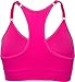 Barbra's 6 Pack Regular Size(Small-Large) Wirefree Yoga Bras with Removable Pads, Pink/Mint/Navy/Purple/White/Black