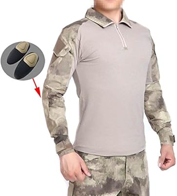 camisas con coderas para hombre