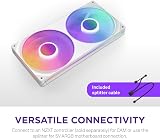 NZXT F240 RGB Core 240mm Single-Frame Fan Unit 2x120mm RGB Fans view 5