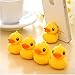 Geekercity 3Pcs Cute Cartoon Mini Yellow Duck Universal Stand Rubber Silicone Sucking Sucker Desktop Holder for Smartphones Mobile Cell Phones