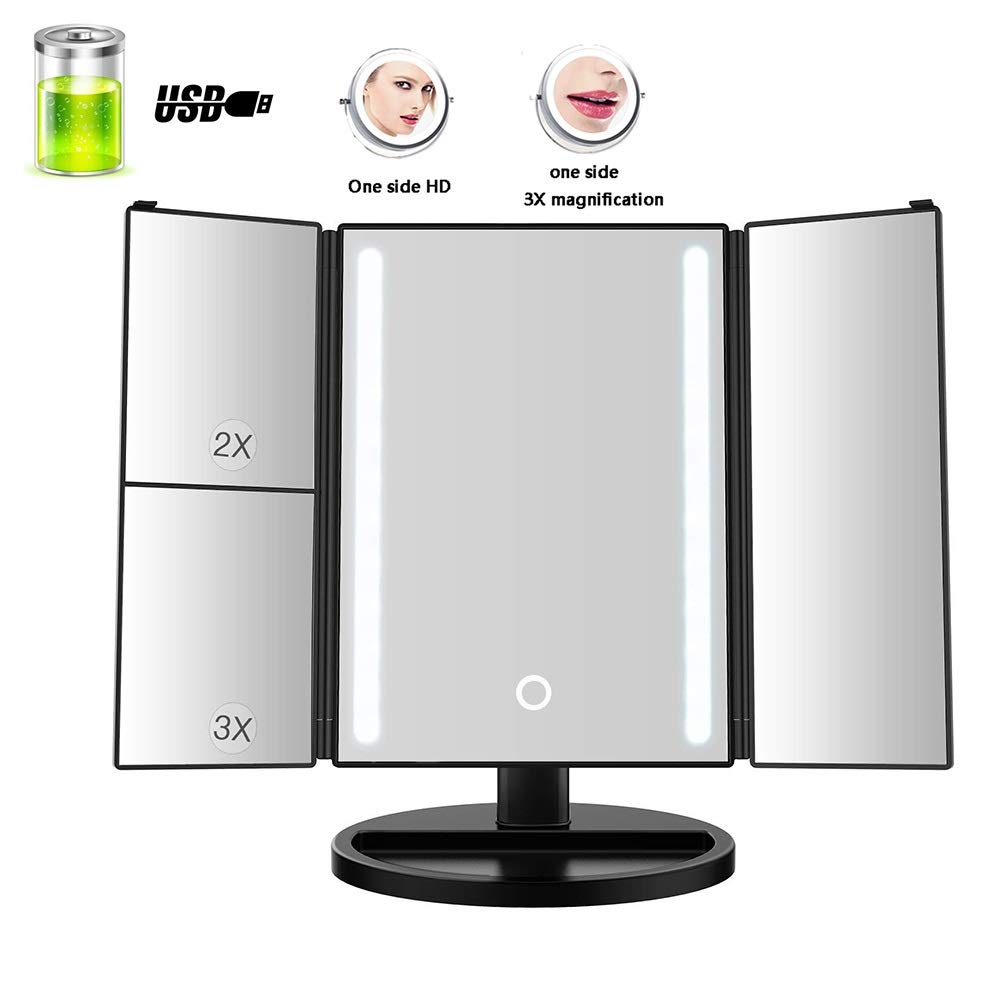 kdkd lighted makeup mirror The Beauty Life