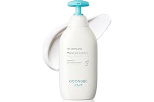 GOONGBE Pri-mmune Moisture Lotion - Korean Baby Body Moisturizer - Hypoallergenic Moisturizing & Calming Daily Skincare for Dry Skin - Fast Absorbing, Naturally Derived Non-Greasy Lotion, 11.8 oz.