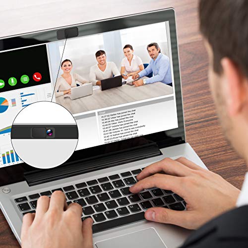 YILIJIE Laptop Webcam Cover, 0.027In Ultra Thin Laptop Camera Cover Strong Adhesive Security Webcam Privacy Cover Slide Blocker for MacBook Pro/Air, iMac, PC, Ipad, Smartphone, Echo Spot (S-9Pack)