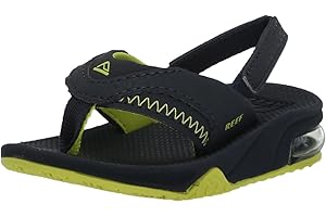 REEF Toddler/Little Kid Fanning Flip Flop, Arch Support, Durable Outsole, Water Friendly, Backstrap