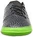 adidas Performance Kids' Messi 16.3 Indoor Soccer Shoe (Little Kid/Big Kid), Dark Grey/Metallic Silver/Neon Green, 2 M US Little Kid