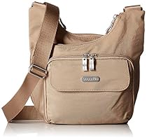 Baggallini Criss Cross Travel Crossbody Bag, Beach
