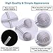 Curtain Tiebacks Magnetic Holder (2 Pcs, 1 Pair) - The Most Convenient Drape Tie Backs, Decorative Drape Holders Holdbacks Weave Rope Clips Window Sheer Blackout Panels Home and Office, (Silver Grey)