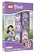 Lego Friends 8021223 Emma Kids Buildable Watch with Link Bracelet | Purple/White | Plastic | 25mm case Diameter| Analog Quartz | boy Girl | Official