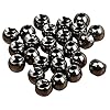 25pcs-Tungsten-Slotted-Fly-Tying-Head-Beads-Nymph-Head-Ball-Beads-2433446mm-GoldBlack