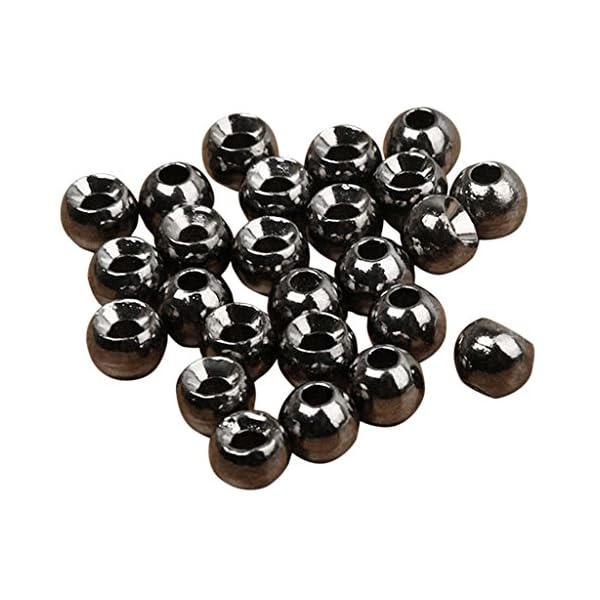 25pcs-Tungsten-Slotted-Fly-Tying-Head-Beads-Nymph-Head-Ball-Beads-2433446mm-GoldBlack