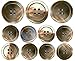 Brown, Genuine Ocean Pearl Buttons- 11 Piece Set
