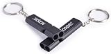Noopel Emergency Survival Whistle 2 Pack with Lanyard Keychain Aluminum Alloy view 4