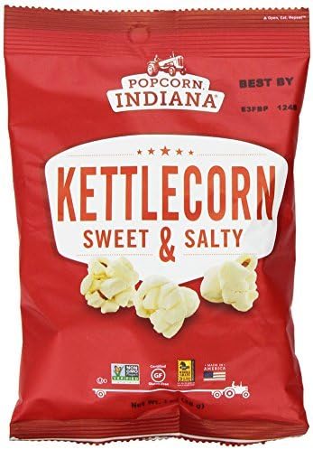 Popcorn Indiana Gourmet Original Popcorn Kettlecorn Popped 1 Oz. (Pack of 24) by Popcorn Indiana