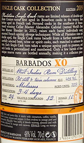 Plantation Rum BARBADOS XO Amburana Cask Maturation 48% Vol. 0,7l in Geschenkbox – Bild 8