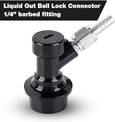FERRODAY Ball Lock Keg Fittings Disconnect Ball