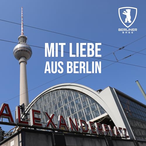 Berliner Bags Vintage Weekender Oslo Reisetasche aus Leder Damen Herren Braun Groß 45l (Mit Schuhfach) 10