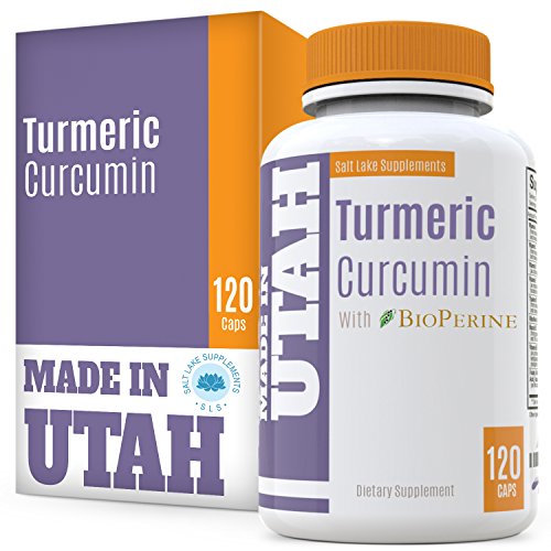 Turmeric Curcumin with Bioperine - Best Absorption and Bioavailability, Anti-Inflammatory And Natural Antioxidant With 95% Curcuminoids For Joint Pain Relief - Made in Our Lab in Utah