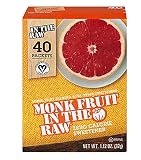Monk Fruit in the Raw Sweeteners, 40 ct (2 pack), 1.12 Oz