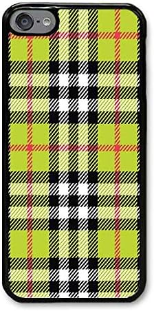 Custom iPod Touch 6 Cases - Plaid Hard Plastic Phone Cell Case for iPod Touch 6