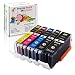 Precise Point Compatible Canon Ink cartridges 280 and 281 Replacement PGI-280XXL CLI-281XXL PGI 280 XXL CLI 281 XXL PIXMA TR7520 TR8520 TS6120 TS6220 TS8220 TS9120 TS9520 TS9521C Printer (5 Pack) primary