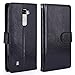 LG Stylo 2 Case, LG Stylo 2 V Case, LK Luxury PU Leather Wallet Flip Protective Case Cover with Card Slots & Stand for LG Stylo 2 / LG Stylo 2 V (Black)
