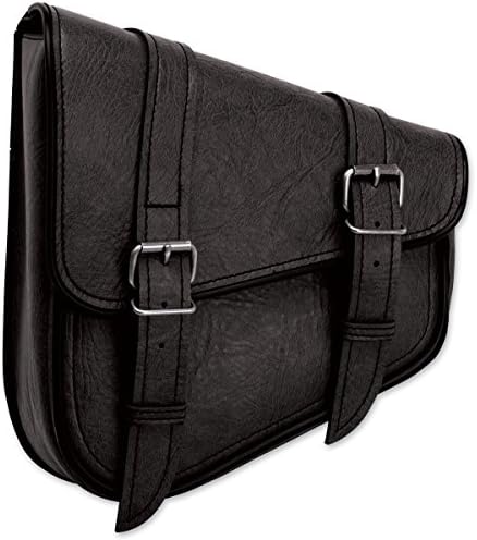 River Road Classic Left Side Mount Black Swingarm Bag
