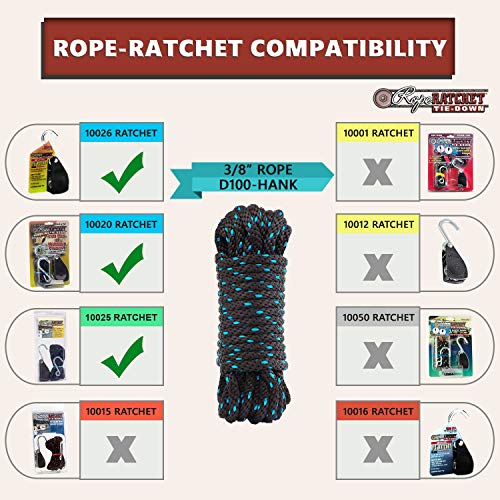 3 Rope+Ratchet+Solid+Polypropylene+Lengths